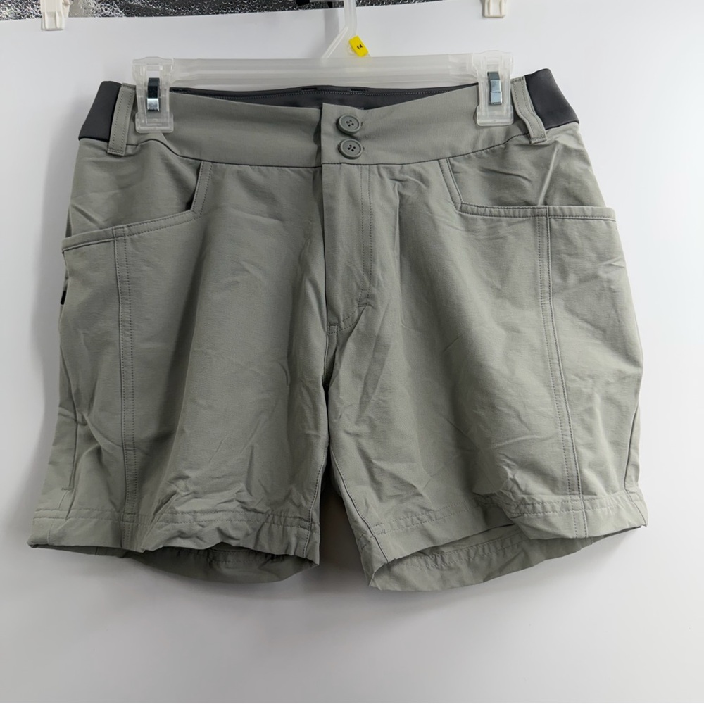 Simms Mataura Fishing Shorts Women’s Small Moss Gray UPF 50 Outdoor